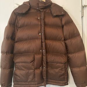 Uniqlo men’s bomber jacket with faux fur hood